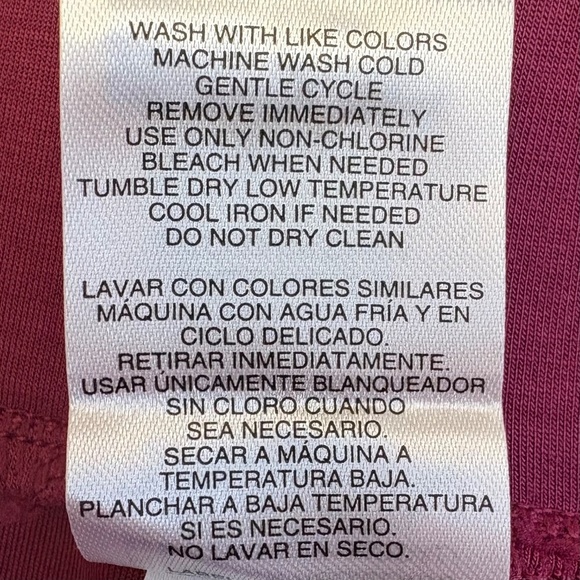 Mondetta Ladies' Wide Leg Pants, Pull-On, Pink/Raspberry Coulis, Medium NWT - Picture 14 of 14